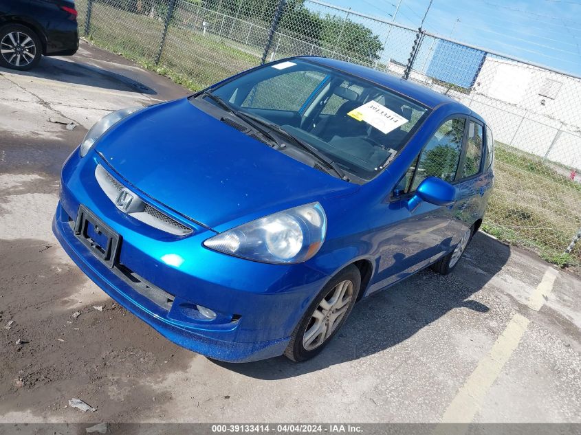 JHMGD38687S027716 | 2007 HONDA FIT