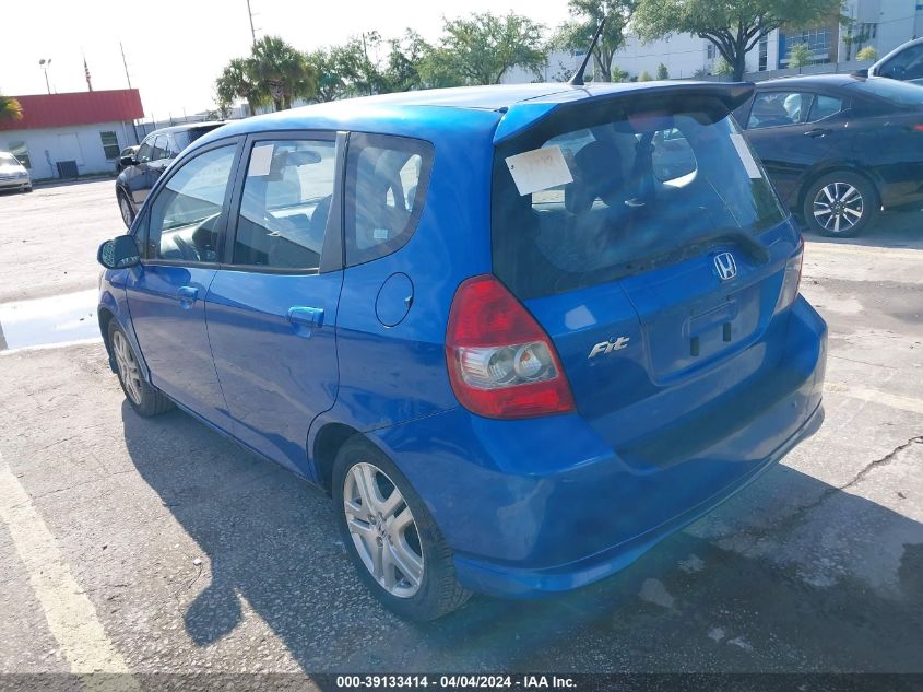 JHMGD38687S027716 | 2007 HONDA FIT