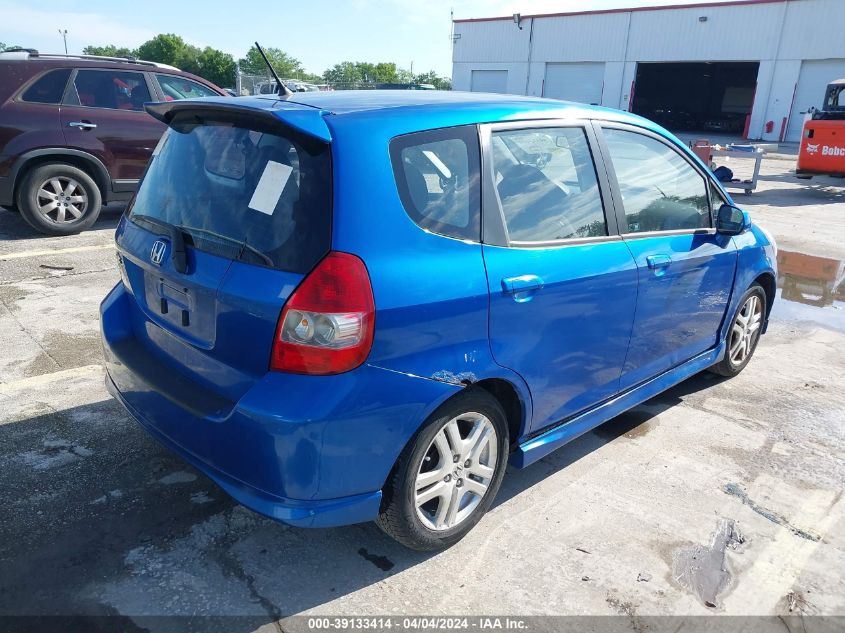 JHMGD38687S027716 | 2007 HONDA FIT