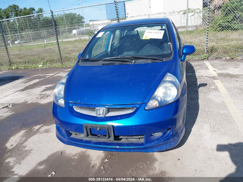 JHMGD38687S027716 | 2007 HONDA FIT