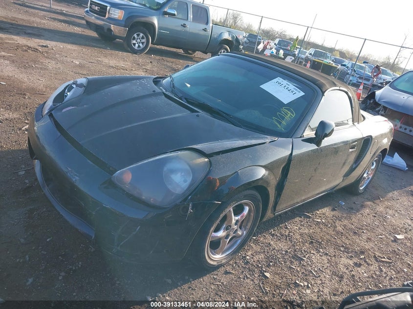 2001 Toyota Mr2 Spyder VIN: JTDFR320910037841 Lot: 39133451