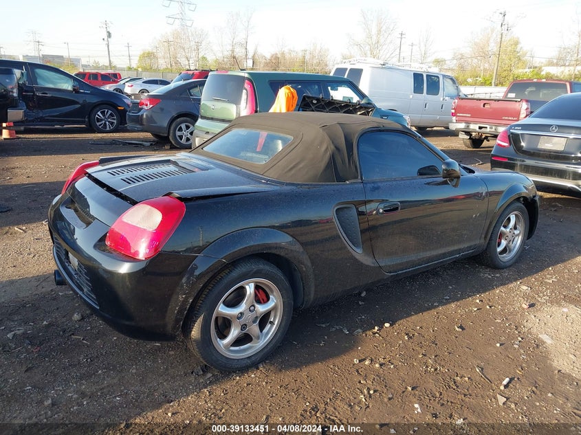 2001 Toyota Mr2 Spyder VIN: JTDFR320910037841 Lot: 39133451