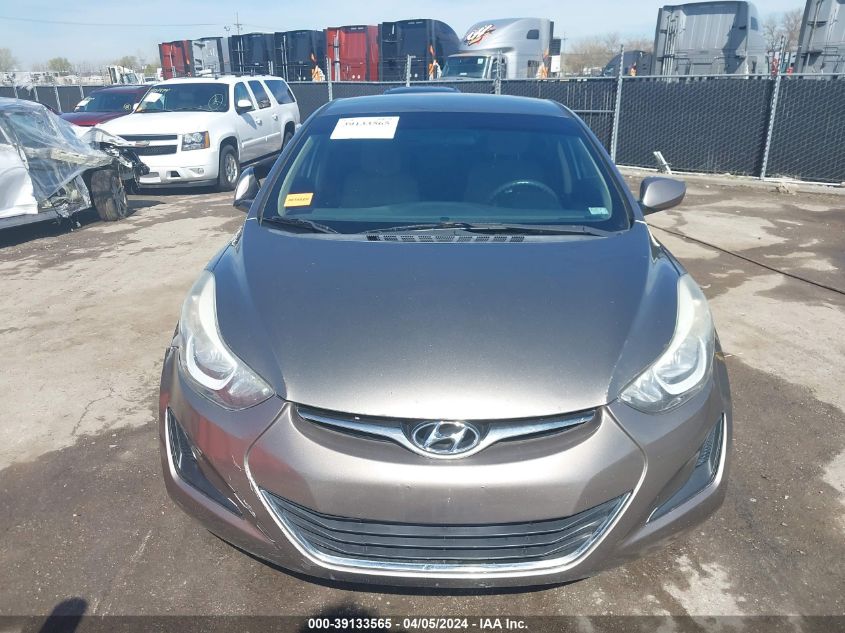 2014 Hyundai Elantra Se VIN: 5NPDH4AE1EH506409 Lot: 39133565