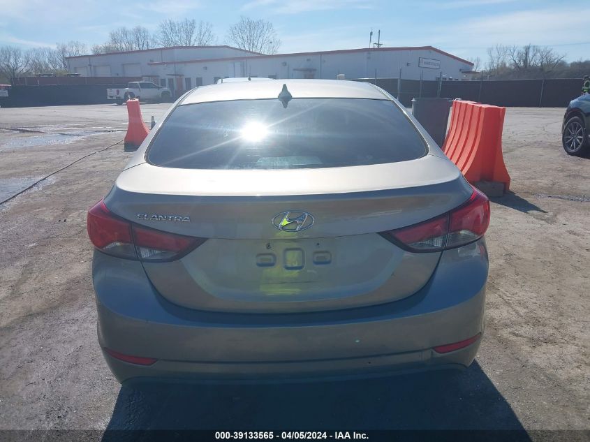 2014 Hyundai Elantra Se VIN: 5NPDH4AE1EH506409 Lot: 39133565