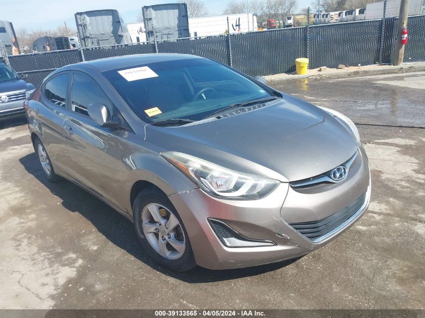 2014 Hyundai Elantra Se VIN: 5NPDH4AE1EH506409 Lot: 39133565