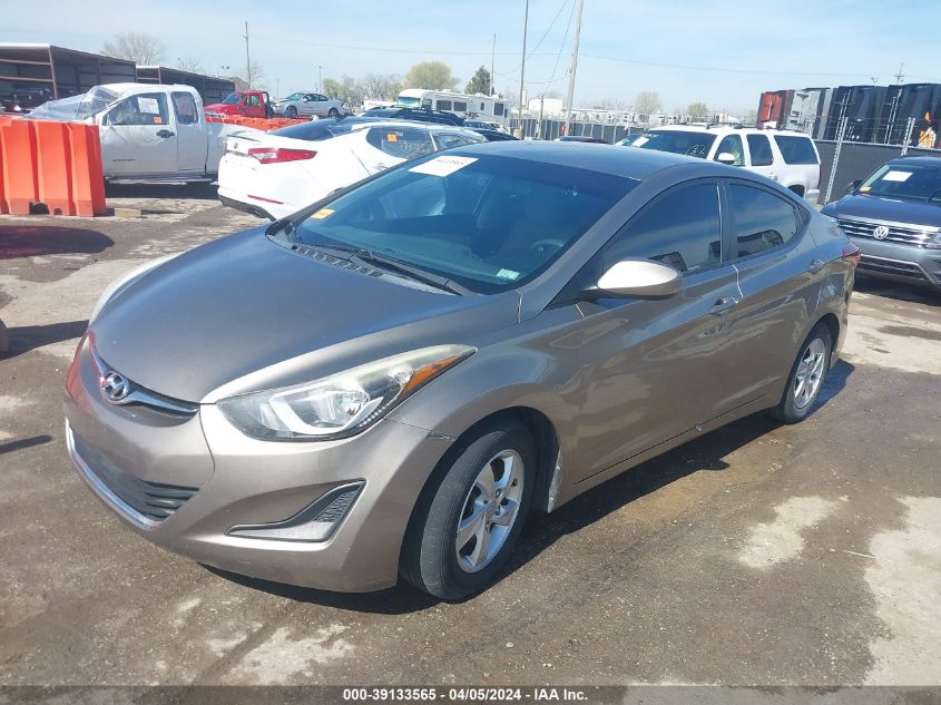 2014 Hyundai Elantra Se VIN: 5NPDH4AE1EH506409 Lot: 39133565