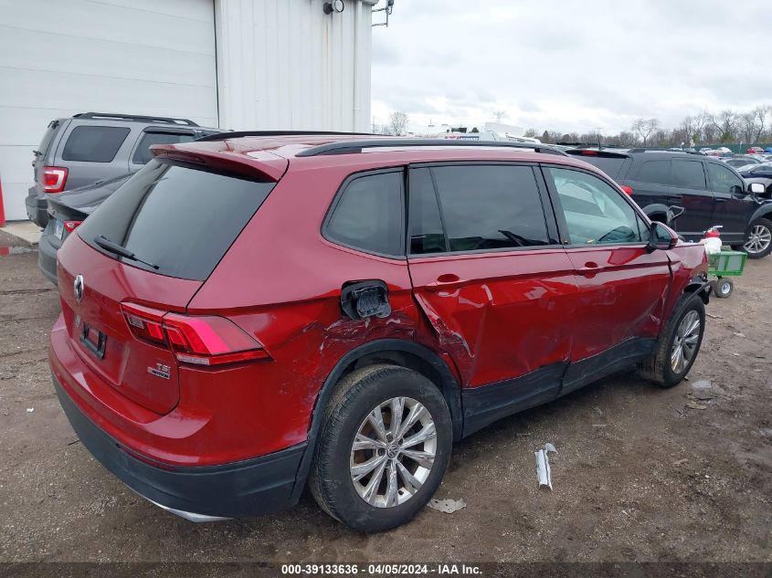 2018 Volkswagen Tiguan 2.0T S VIN: 3VV0B7AX5JM078305 Lot: 39133636