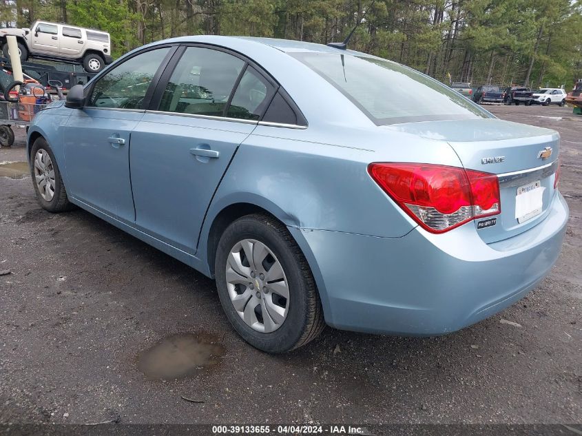 1G1PC5SH9C7287073 | 2012 CHEVROLET CRUZE