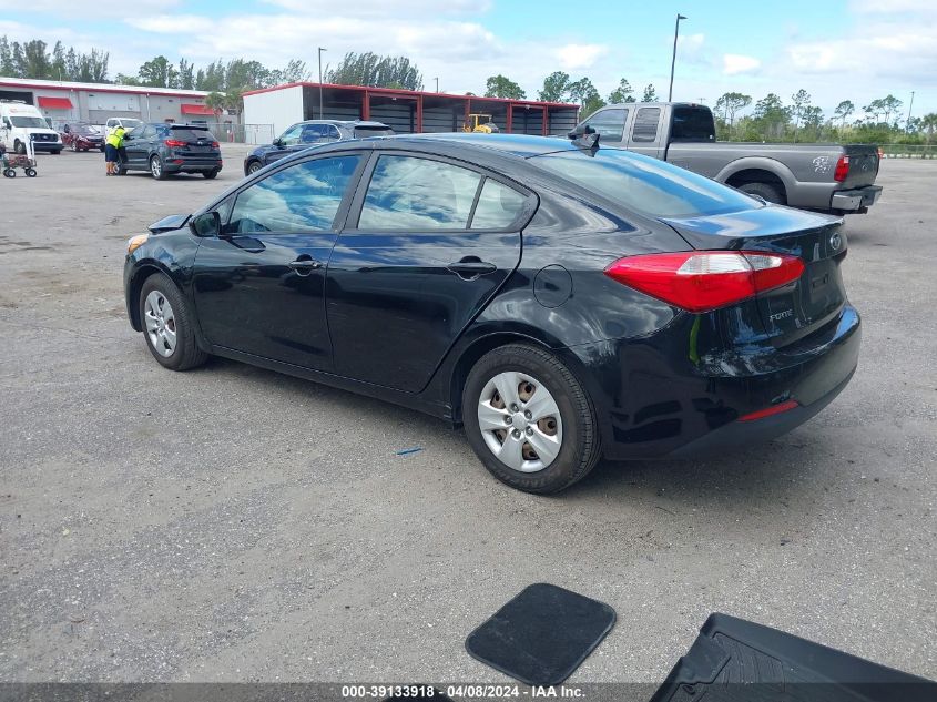 2016 Kia Forte Lx VIN: KNAFK4A64G5615479 Lot: 39133918