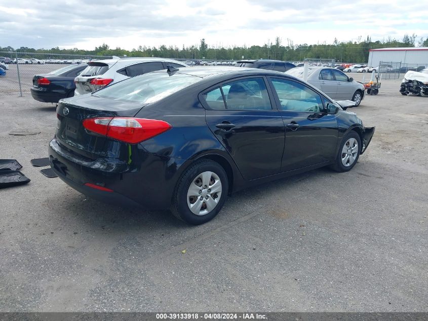 2016 Kia Forte Lx VIN: KNAFK4A64G5615479 Lot: 39133918