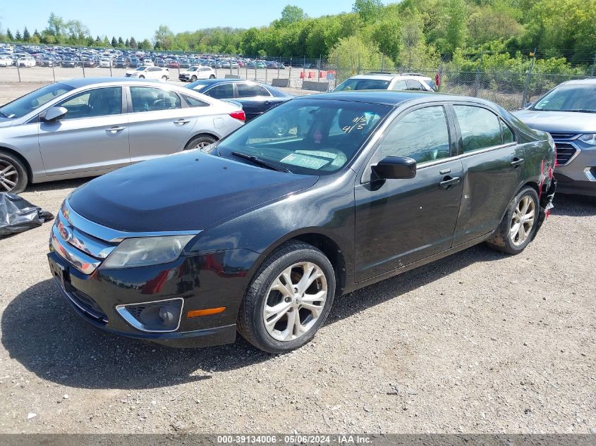 2012 Ford Fusion Sel VIN: 3FAHP0JG4CR312326 Lot: 39134006