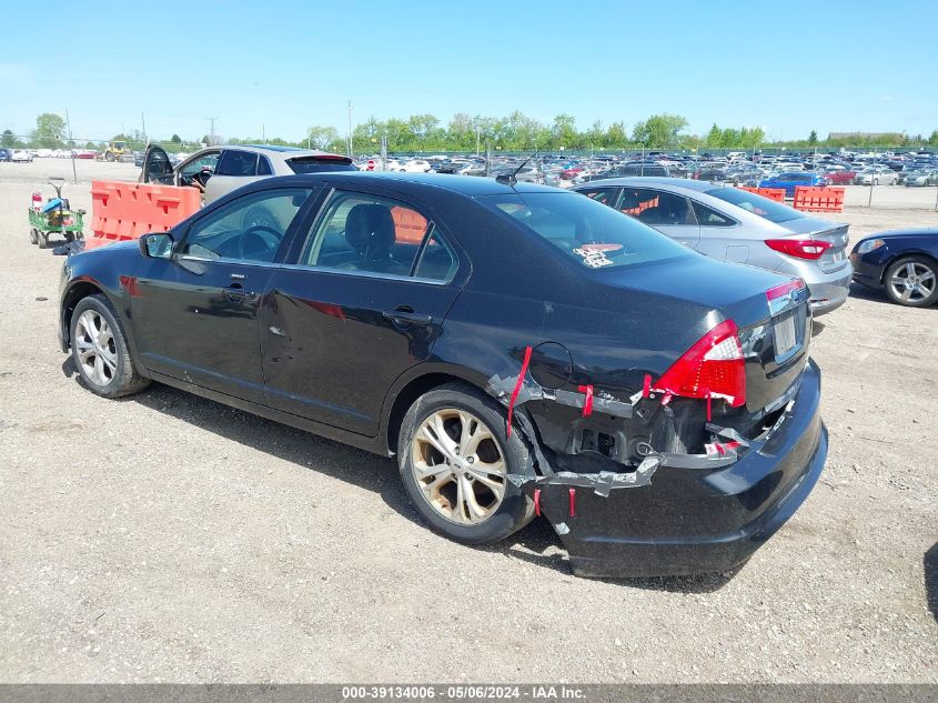 2012 Ford Fusion Sel VIN: 3FAHP0JG4CR312326 Lot: 39134006