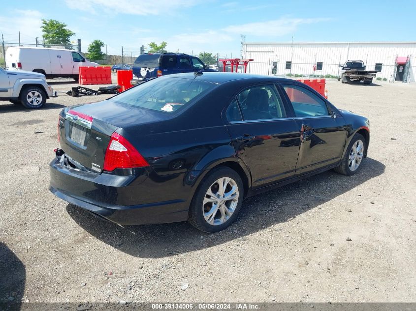 2012 Ford Fusion Sel VIN: 3FAHP0JG4CR312326 Lot: 39134006