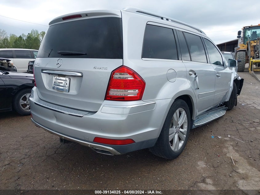 2012 Mercedes-Benz Gl 450 4Matic VIN: 4JGBF7BE3CA794947 Lot: 39134025