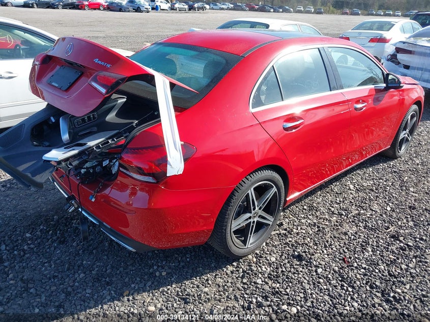 2019 Mercedes-Benz A 220 4Matic VIN: WDD3G4FB0KW021591 Lot: 39134121