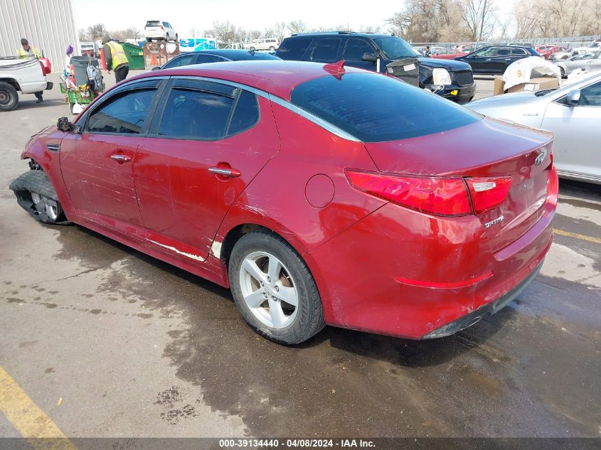 2015 Kia Optima Lx VIN: 5XXGM4A75FG371149 Lot: 39134440