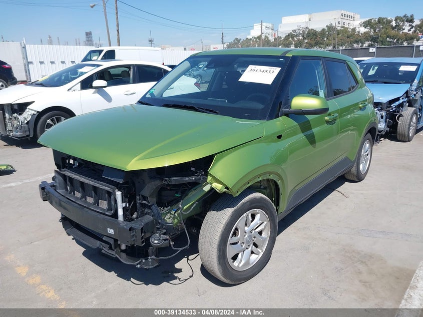 2022 Hyundai Venue Se VIN: KMHRB8A39NU154484 Lot: 39134533
