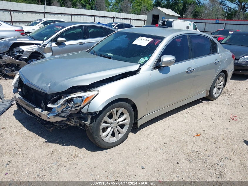 2013 Hyundai Genesis 3.8 VIN: KMHGC4DD8DU212696 Lot: 39134745