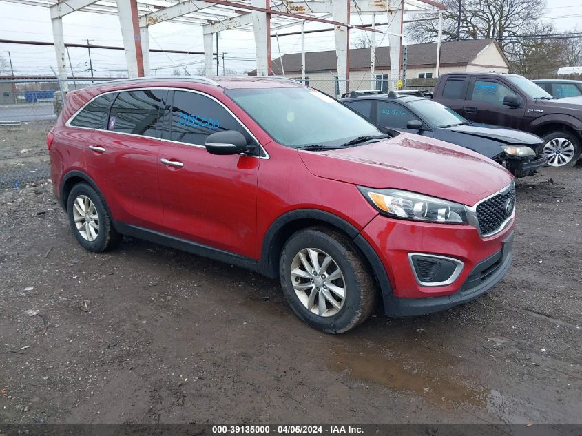 2016 Kia Sorento 2.4L Lx VIN: 5XYPG4A35GG055526 Lot: 39135000