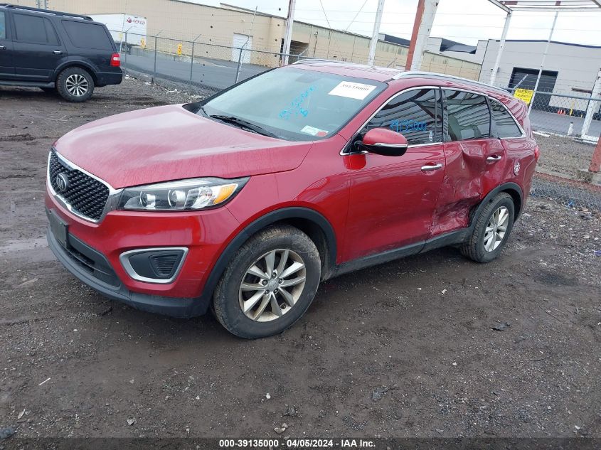 2016 KIA SORENTO 2.4L LX - 5XYPG4A35GG055526