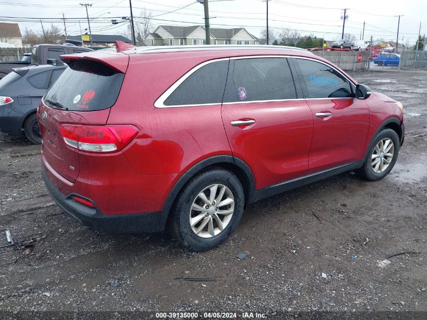 2016 KIA SORENTO 2.4L LX - 5XYPG4A35GG055526