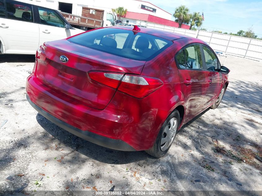 KNAFK4A65G5606824 | 2016 KIA FORTE