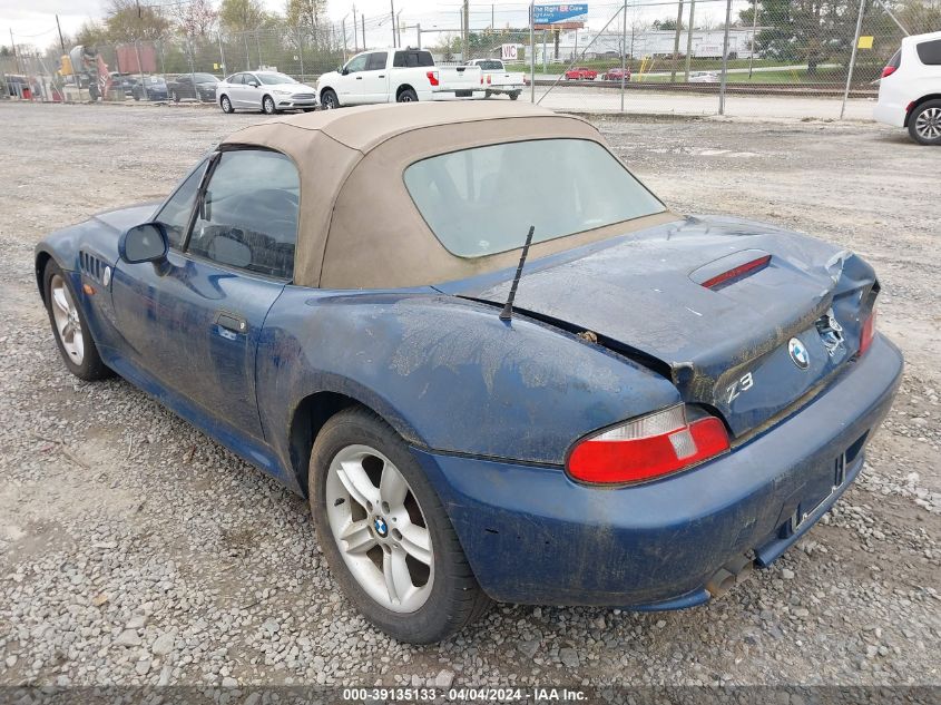 WBACH9345YLF89565 | 2000 BMW Z3