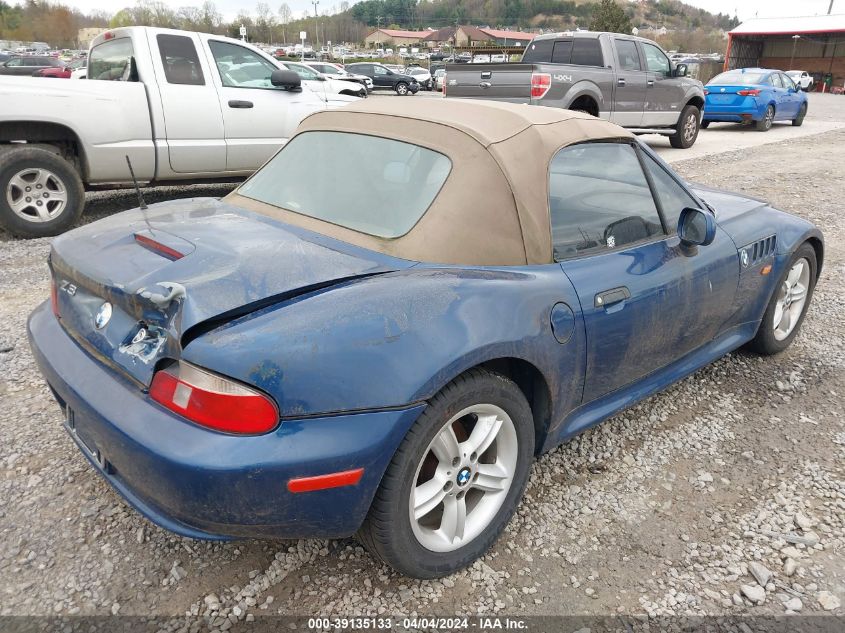 WBACH9345YLF89565 | 2000 BMW Z3