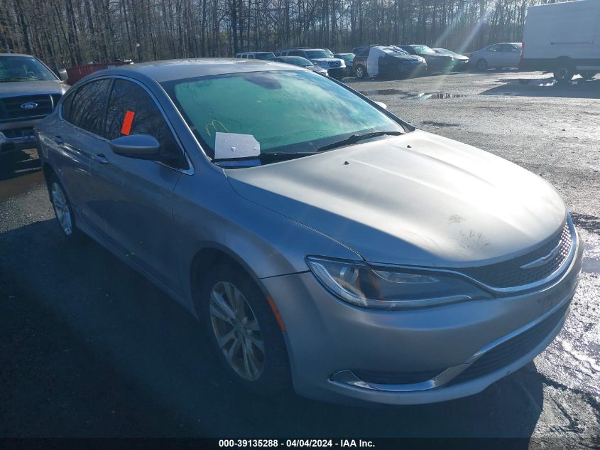 1C3CCCAB4FN504847 | 2015 CHRYSLER 200