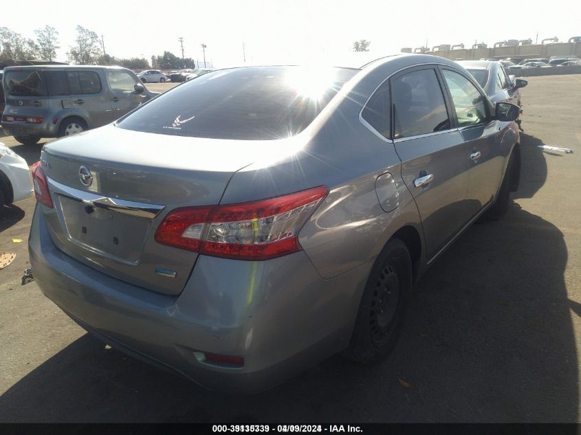 2013 Nissan Sentra S VIN: 3N1AB7AP1DL662992 Lot: 39135339