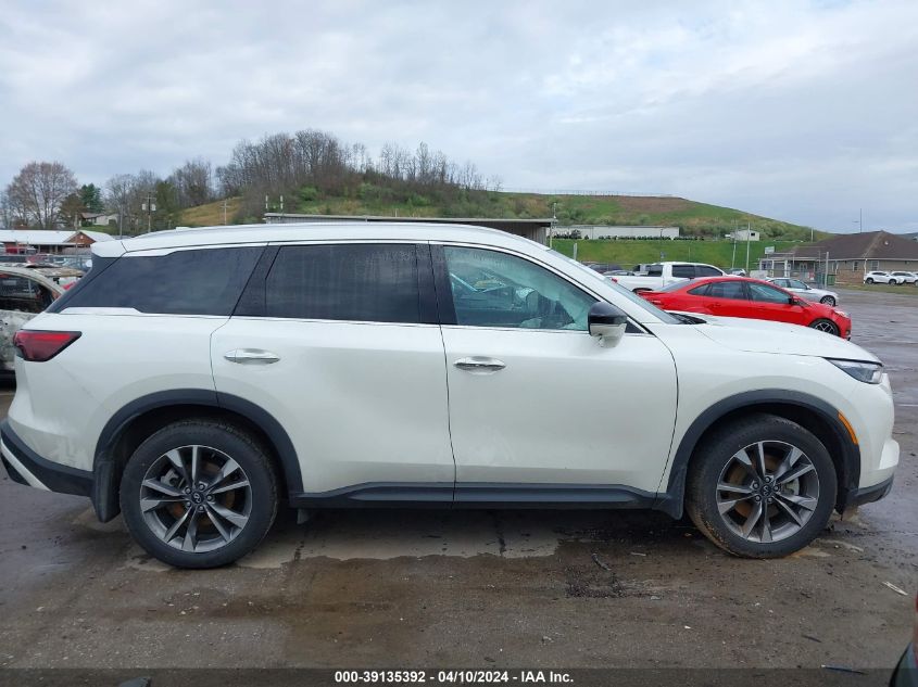 2023 Infiniti Qx60 Luxe Awd VIN: 5N1DL1FSXPC345225 Lot: 39135392