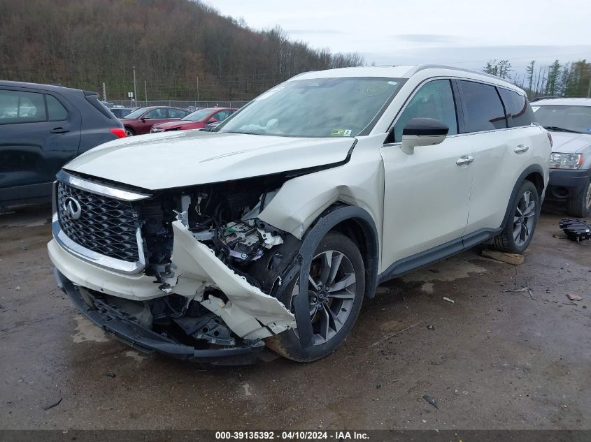 2023 Infiniti Qx60 Luxe Awd VIN: 5N1DL1FSXPC345225 Lot: 39135392