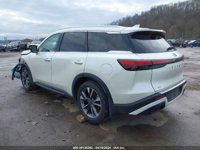 2023 Infiniti Qx60 Luxe Awd VIN: 5N1DL1FSXPC345225 Lot: 39135392