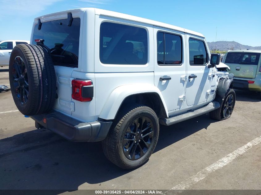 2022 Jeep Wrangler 4Xe Unlimited Sahara 4X4 VIN: 1C4JJXP62NW170059 Lot: 39135425