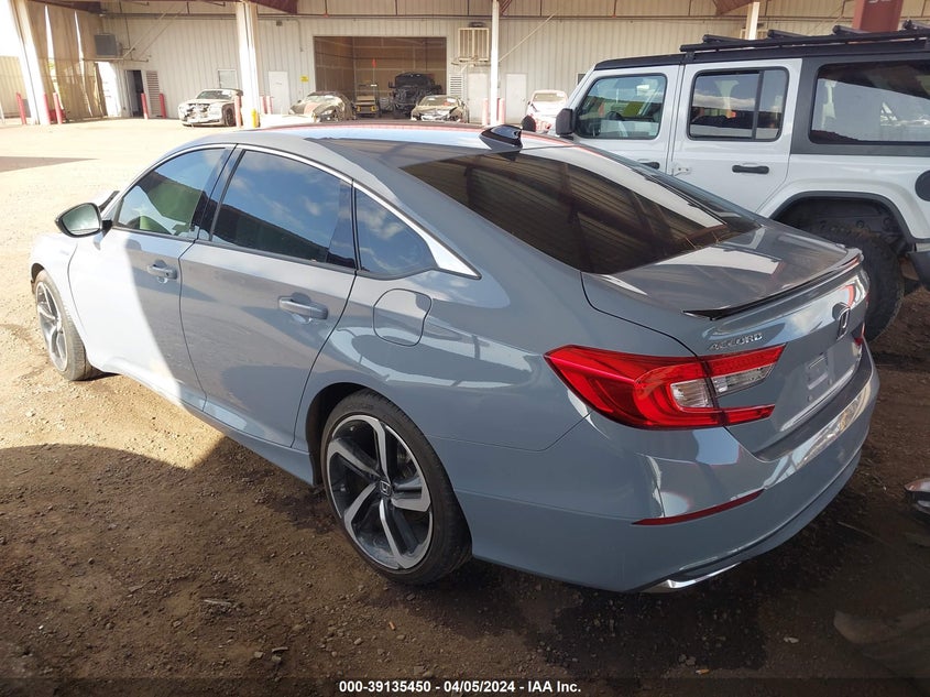 VIN 1HGCV3F22NA024439 2022 HONDA ACCORD HYBRID SPORT