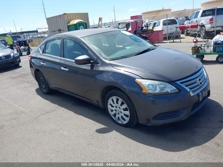 2014 Nissan Sentra Fe+ S/Fe+ Sv/S/Sl/Sr/Sv VIN: 1N4AB7AP6EN850699 Lot: 39135620