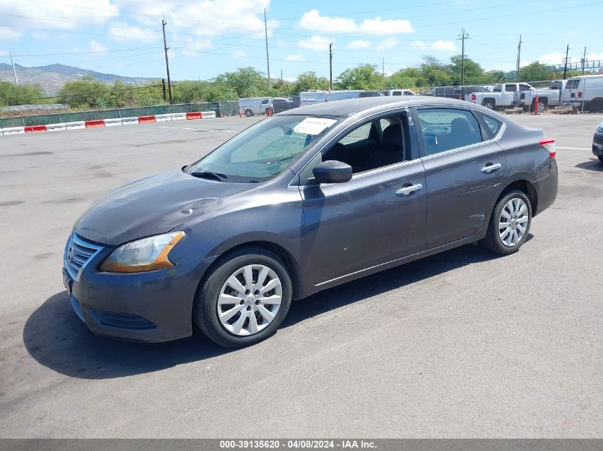 2014 Nissan Sentra Fe+ S/Fe+ Sv/S/Sl/Sr/Sv VIN: 1N4AB7AP6EN850699 Lot: 39135620