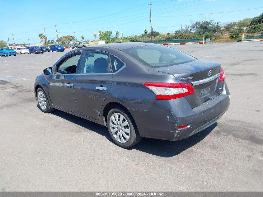 2014 Nissan Sentra Fe+ S/Fe+ Sv/S/Sl/Sr/Sv VIN: 1N4AB7AP6EN850699 Lot: 39135620