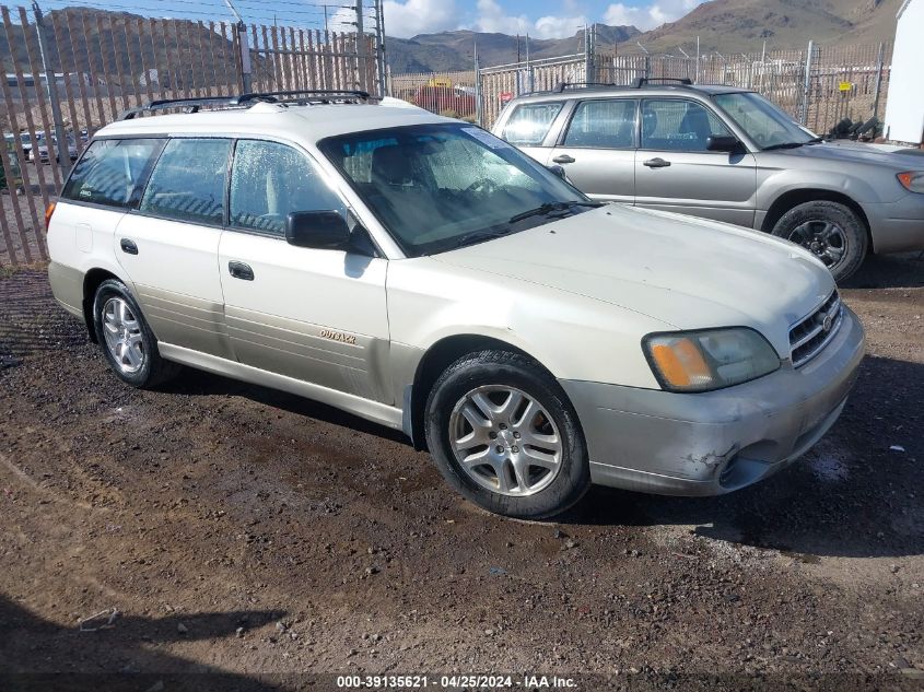 2002 Subaru Legacy Outback VIN: 4S3BH665927640354 Lot: 39135621