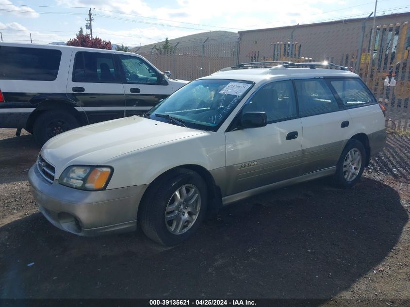 2002 Subaru Legacy Outback VIN: 4S3BH665927640354 Lot: 39135621