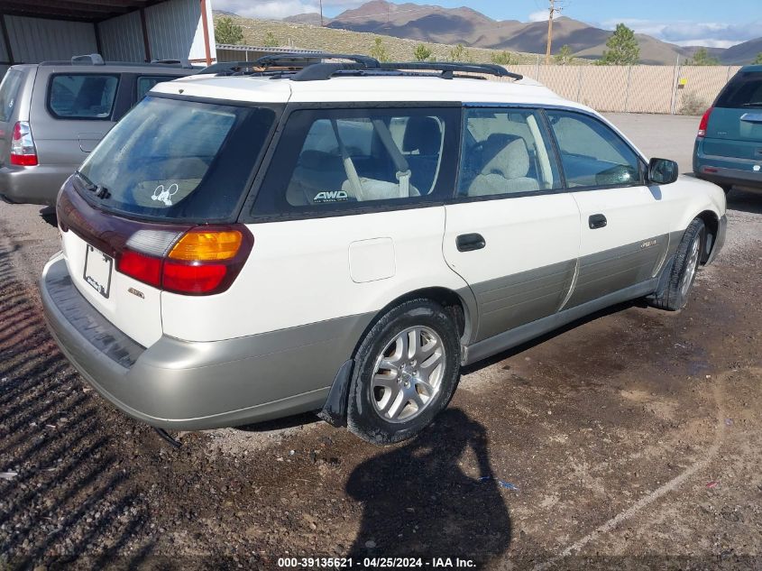 2002 Subaru Legacy Outback VIN: 4S3BH665927640354 Lot: 39135621