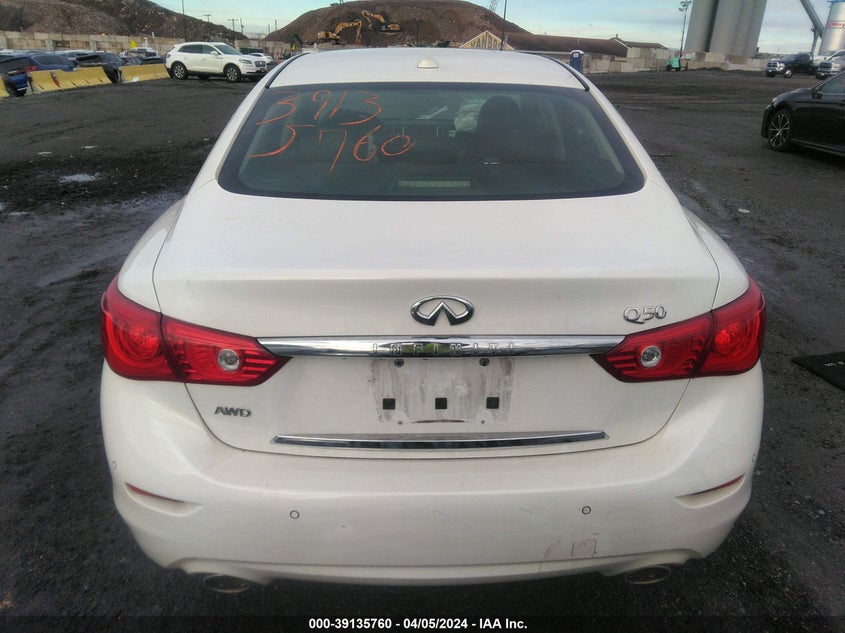 2015 INFINITI Q50 PREMIUM/SPORT - JN1BV7AR9FM409098