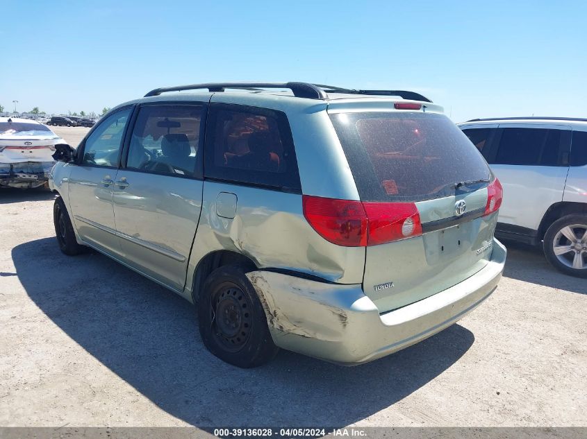 2007 Toyota Sienna Ce VIN: 5TDZK23C97S015722 Lot: 39136028