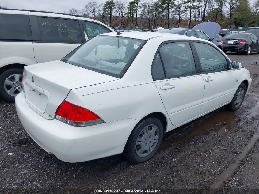 2005 Mitsubishi Lancer Es VIN: JA3AJ26E35U017714 Lot: 39136297