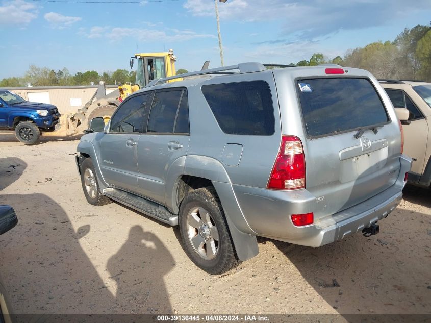 2004 Toyota 4Runner Limited V6 VIN: JTEBU17RX40039087 Lot: 39136445