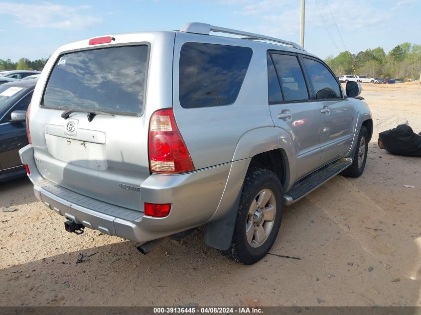 2004 Toyota 4Runner Limited V6 VIN: JTEBU17RX40039087 Lot: 39136445