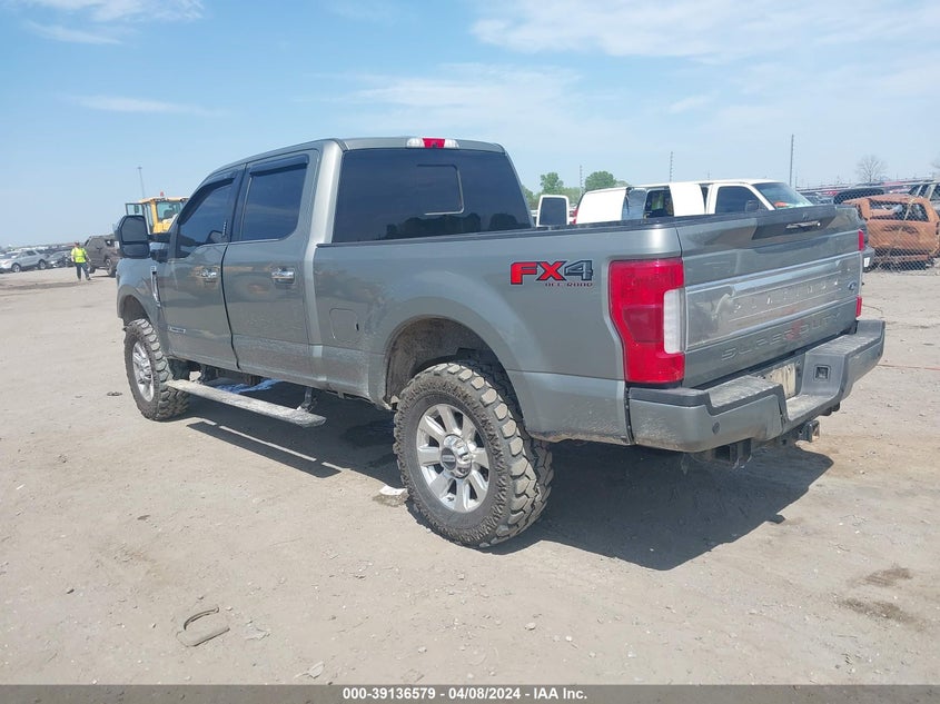 2019 FORD F-250 PLATINUM - 1FT7W2BT7KEF67828