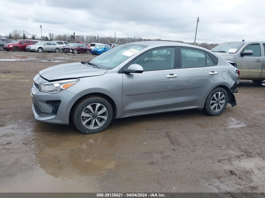2022 KIA RIO 1.6L I-4 DOHC, VVT, (VIN: 3KPA24AD7NE506320