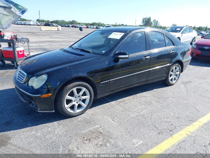 WDBRF54J47A922568 | 2007 MERCEDES-BENZ C 280