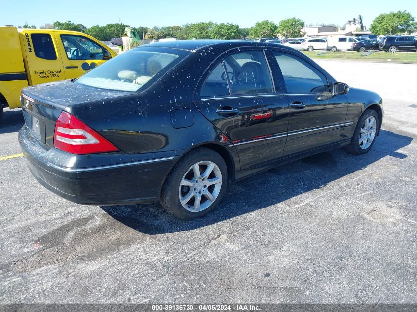 WDBRF54J47A922568 | 2007 MERCEDES-BENZ C 280